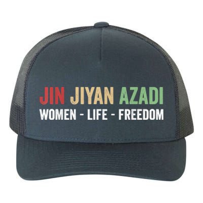 Jin Jiyan Azadi Women Life Freedom Kurdish Freedom Yupoong Adult 5-Panel Trucker Hat