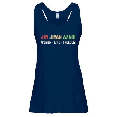 Jin Jiyan Azadi Women Life Freedom Kurdish Freedom Ladies Essential Flowy Tank