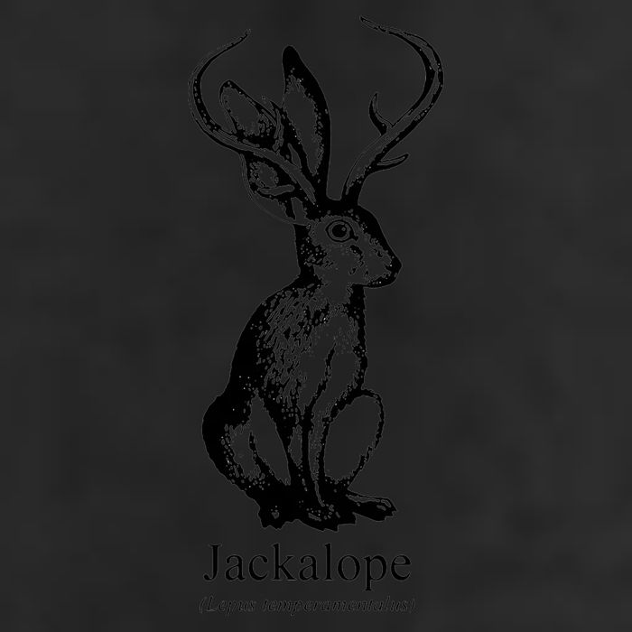 Jackalope 7 Panel Mesh Trucker Snapback Hat
