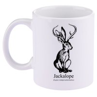 Jackalope 11oz C Handle Ceramic Mug