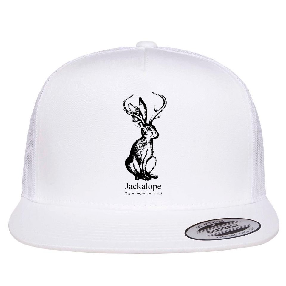 Jackalope Flat Bill Trucker Hat