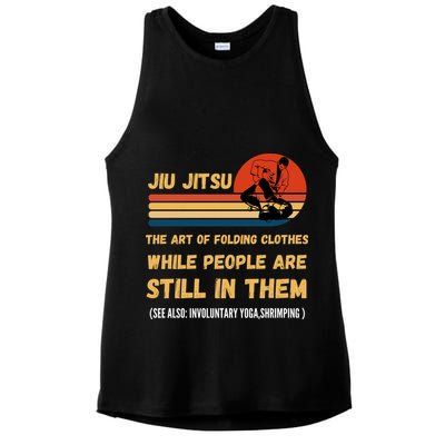 Jiu Jitsu Art Of Folding Clothes BJJ MMA Jujitsu Ladies PosiCharge Tri-Blend Wicking Tank