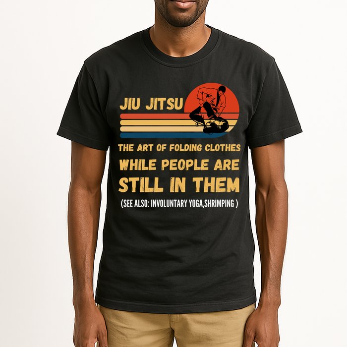 Jiu Jitsu Art Of Folding Clothes BJJ MMA Jujitsu Tall T-Shirt