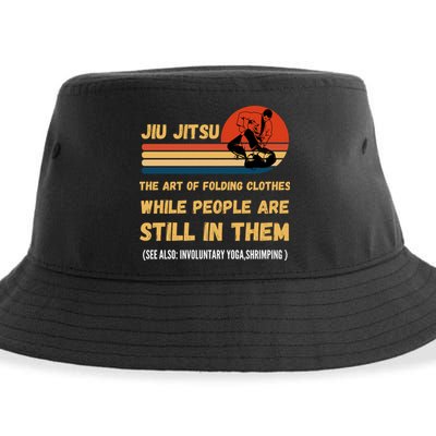 Jiu Jitsu Art Of Folding Clothes BJJ MMA Jujitsu Sustainable Bucket Hat