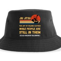 Jiu Jitsu Art Of Folding Clothes BJJ MMA Jujitsu Sustainable Bucket Hat