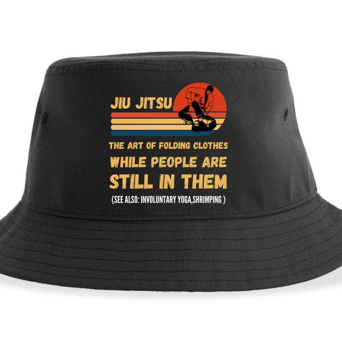 Jiu Jitsu Art Of Folding Clothes BJJ MMA Jujitsu Sustainable Bucket Hat