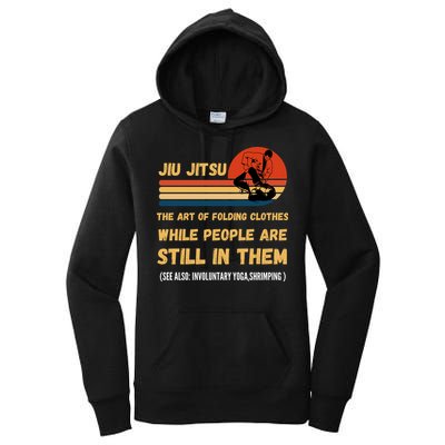 Jiu Jitsu Art Of Folding Clothes BJJ MMA Jujitsu Women's Pullover Hoodie