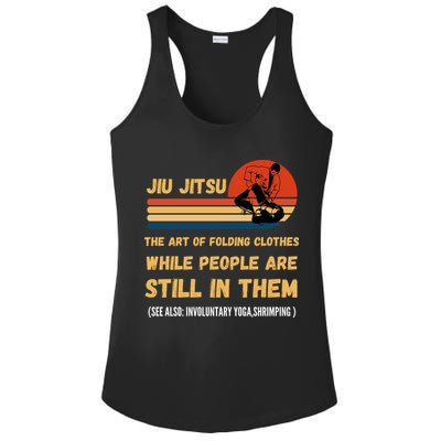 Jiu Jitsu Art Of Folding Clothes BJJ MMA Jujitsu Ladies PosiCharge Competitor Racerback Tank