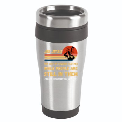 Jiu Jitsu Art Of Folding Clothes BJJ MMA Jujitsu 16oz Travel Tumbler