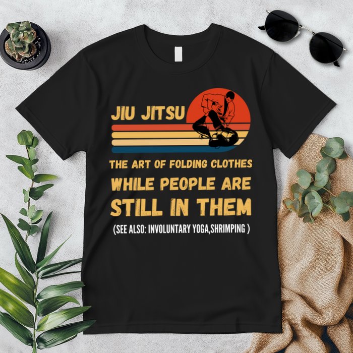 Jiu Jitsu Art Of Folding Clothes BJJ MMA Jujitsu Premium T-Shirt