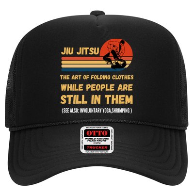Jiu Jitsu Art Of Folding Clothes BJJ MMA Jujitsu Trucker Hat