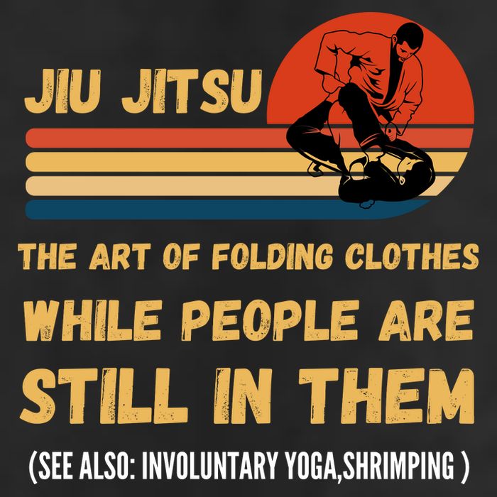Jiu Jitsu Art Of Folding Clothes BJJ MMA Jujitsu Golf Towel