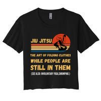 Jiu Jitsu Art Of Folding Clothes BJJ MMA Jujitsu Women's Crop Top Tee