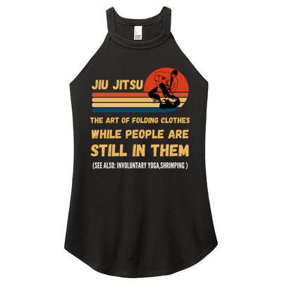 Jiu Jitsu Art Of Folding Clothes BJJ MMA Jujitsu Women's Perfect Tri Rocker Tank