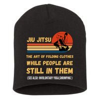 Jiu Jitsu Art Of Folding Clothes BJJ MMA Jujitsu Short Acrylic Beanie