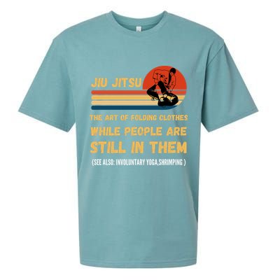 Jiu Jitsu Art Of Folding Clothes BJJ MMA Jujitsu Sueded Cloud Jersey T-Shirt