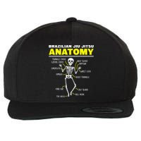 Jiu Jitsu Anatomy FunnyTraining Martial Arts Wool Snapback Cap