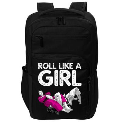 Jiu Jitsu Art For Women Girl Brazilian Jiu Jitsu Impact Tech Backpack