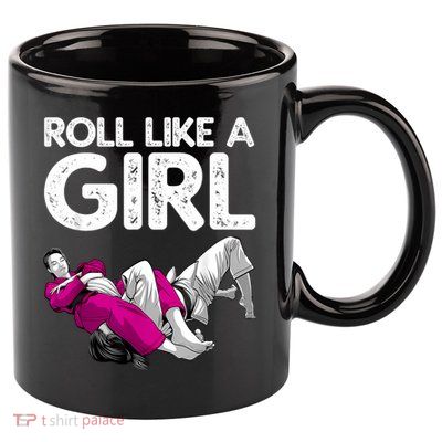 Jiu Jitsu Art For Women Girl Brazilian Jiu Jitsu 11oz C Handle Ceramic Mug