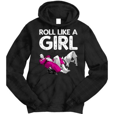 Jiu Jitsu Art For Women Girl Brazilian Jiu Jitsu Tie Dye Hoodie