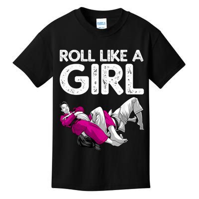 Jiu Jitsu Art For Women Girl Brazilian Jiu Jitsu Kids T-Shirt