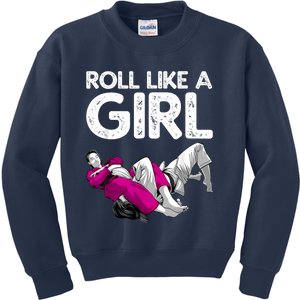 Jiu Jitsu Art For Women Girl Brazilian Jiu Jitsu Kids Sweatshirt