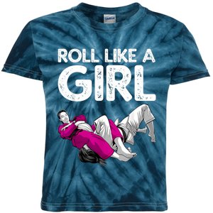 Jiu Jitsu Art For Women Girl Brazilian Jiu Jitsu Kids Tie-Dye T-Shirt