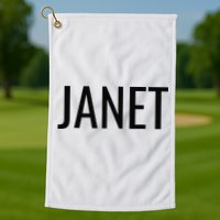 Janet Golf Towel