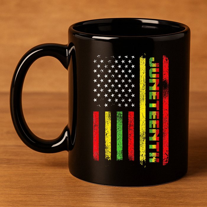 Juneteenth  Juneteenth African American 11oz C Handle Ceramic Mug
