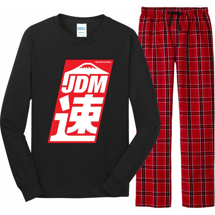 Jdm Japanese Automotive Long Sleeve Pajama Set