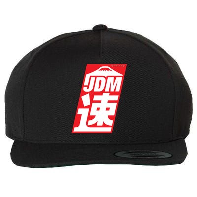 Jdm Japanese Automotive Wool Snapback Cap