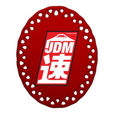 Jdm Japanese Automotive Ceramic Oval Ornament