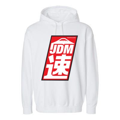 Jdm Japanese Automotive Garment-Dyed Fleece Hoodie