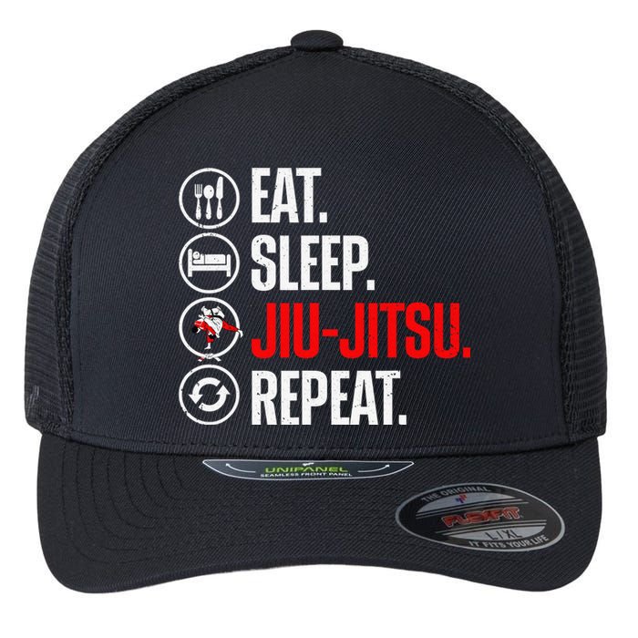 Jiu Jitsu Art of Folding Clothes BJJ MMA Jujitsu Flexfit Unipanel Trucker Cap