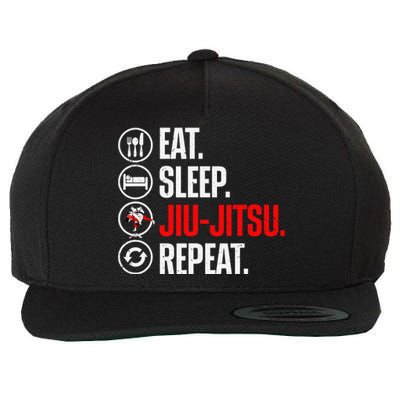 Jiu Jitsu Art of Folding Clothes BJJ MMA Jujitsu Wool Snapback Cap