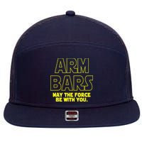 Jiu Jitsu Arm Bar , Brazilian Jiu Jitsu BJJ 7 Panel Mesh Trucker Snapback Hat