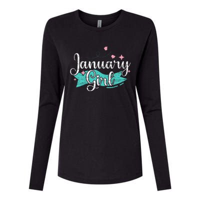 January Womens Cotton Relaxed Long Sleeve T-Shirt