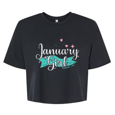 January Bella+Canvas Jersey Crop Tee