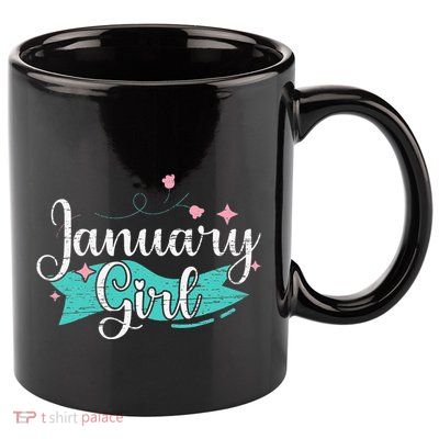 January 11oz C Handle Ceramic Mug