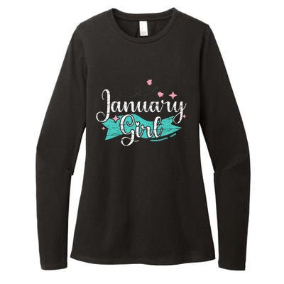 January Womens CVC Long Sleeve Shirt