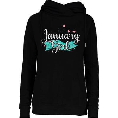 January Womens Funnel Neck Pullover Hood