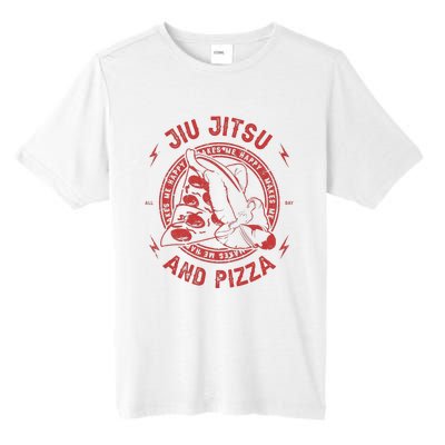 Jiu Jitsu And Pizza Funny Jujitsu BJJ and Mixed Martial Arts Tall Fusion ChromaSoft Performance T-Shirt