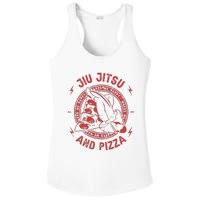 Jiu Jitsu And Pizza Funny Jujitsu BJJ and Mixed Martial Arts Ladies PosiCharge Competitor Racerback Tank