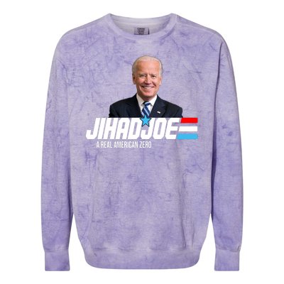 Jhad Joe A Real American Hero Colorblast Crewneck Sweatshirt