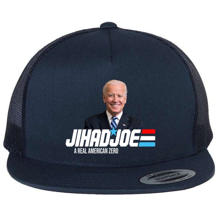 Jhad Joe A Real American Hero Flat Bill Trucker Hat