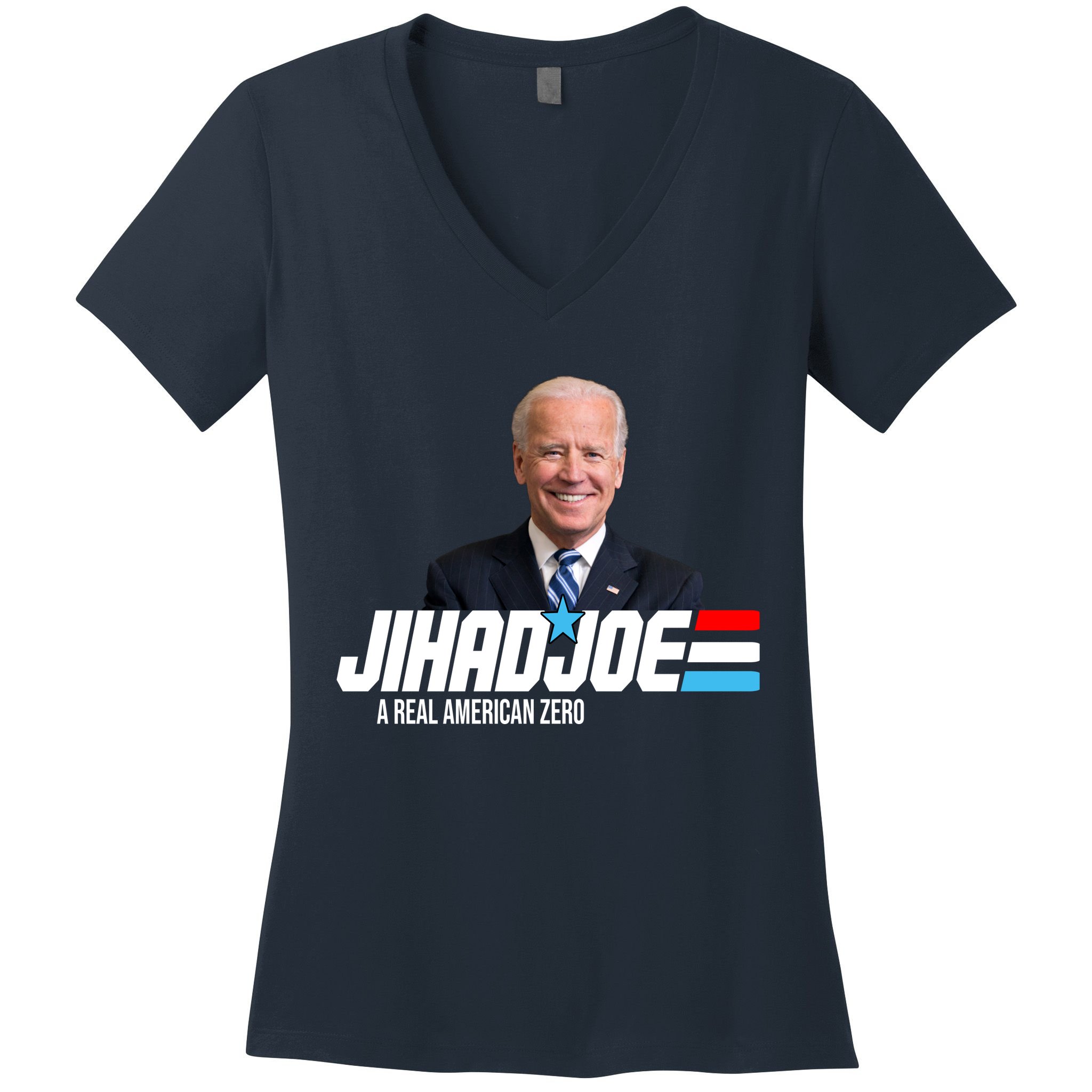 Jhad Joe A Real American Hero Women's V-Neck T-Shirt