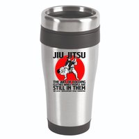 Jiu Jitsu Art of folding clothes while people still in them 16oz Travel Tumbler