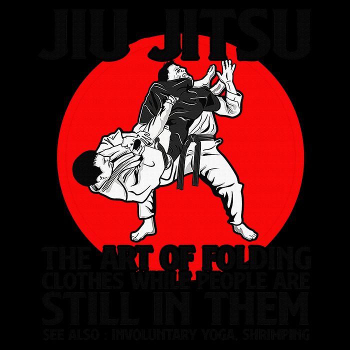 Jiu Jitsu Art of folding clothes while people still in them 16oz Travel Tumbler