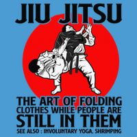 Jiu Jitsu Art of folding clothes while people still in them Tie Dye Hoodie