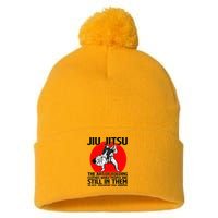 Jiu Jitsu Art of folding clothes while people still in them Pom Pom 12in Knit Beanie